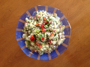 avocado potato salad